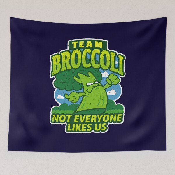 Item preview, Team Broccoli - Funny Broccoli Sports designed and sold by propellerhead.