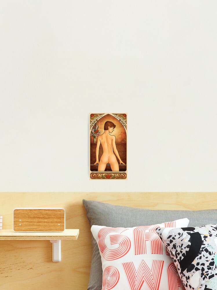 Thumbnail 2 of 3, Photographic Print, Art Nouveau Nude designed and sold by ArtNouveau.