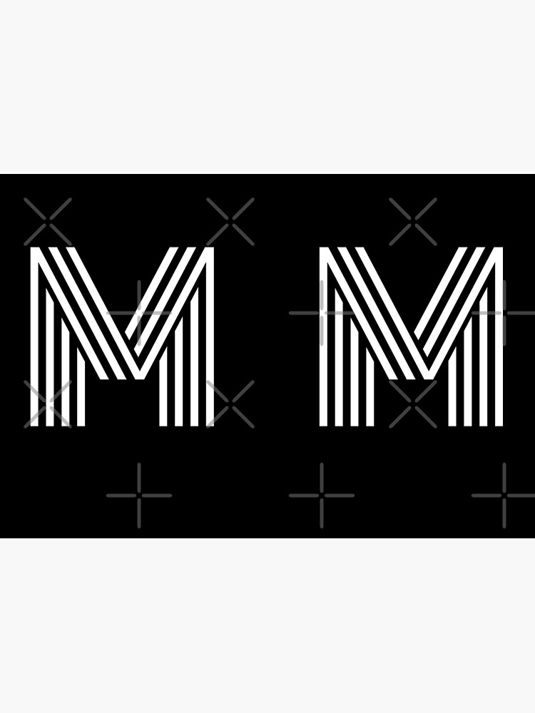 Alphabet M (Uppercase letter m), Letter M Hardcover Journal for