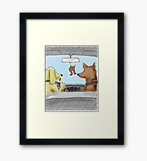 Doggie Air Freshener - doggone true Framed Print