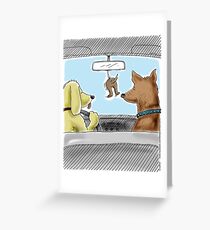Doggie Air Freshener - doggone true Greeting Card