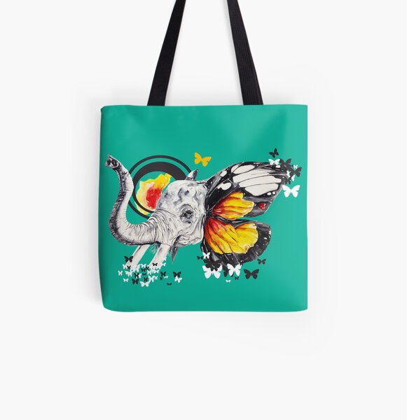 L'éléphant Magnifique Forever All Over Print Tote Bag