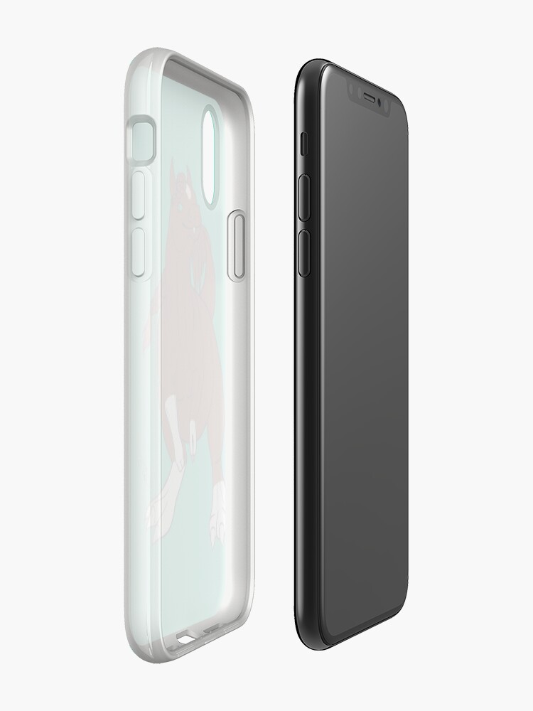 Aperçu 2 sur 5. Coque iPhone avec l'œuvre Tyranotaure alezan créée et vendue par ScotisFr.