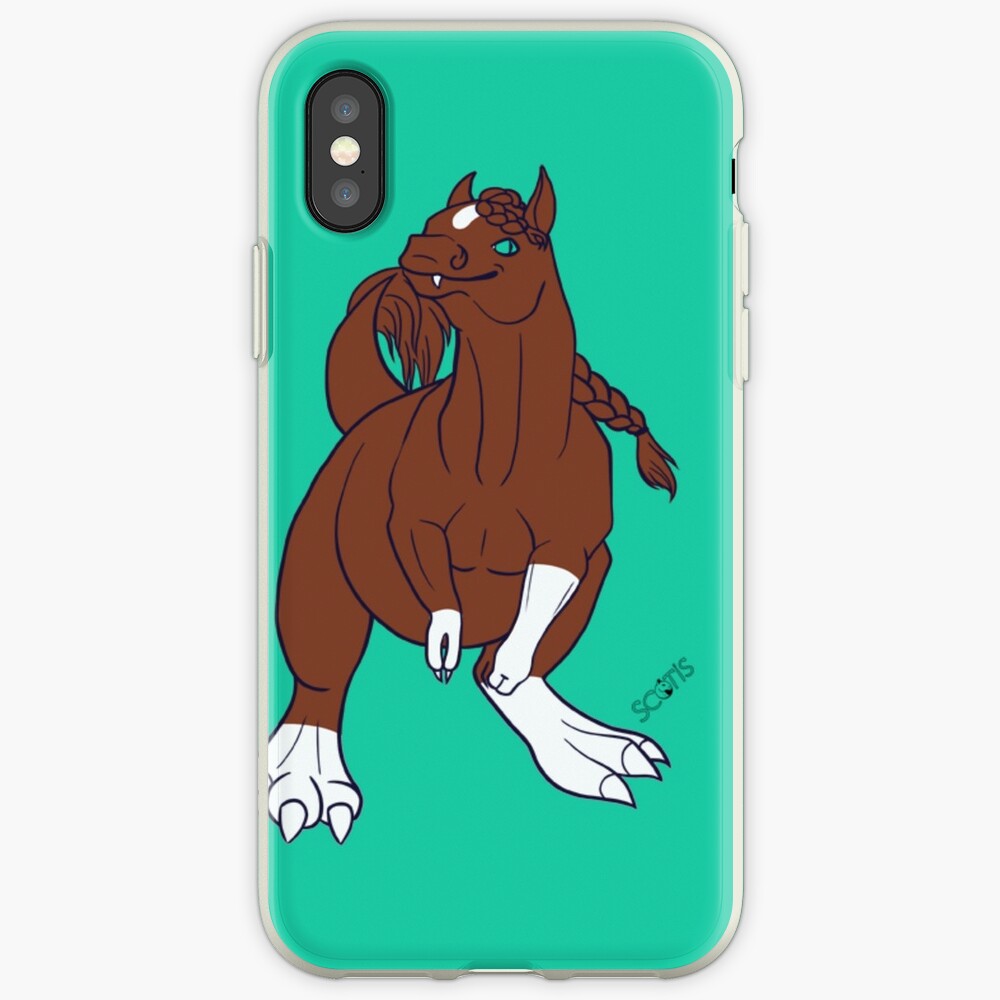 Coque iPhone « Tyranotaure alezan»