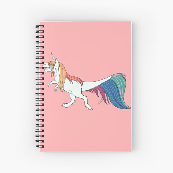 Aperçu de l'œuvre Tyranotaure licorne arc-en-ciel créée et vendue par ScotisFr.