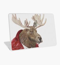 Vinilo para portátil Alces en cuero