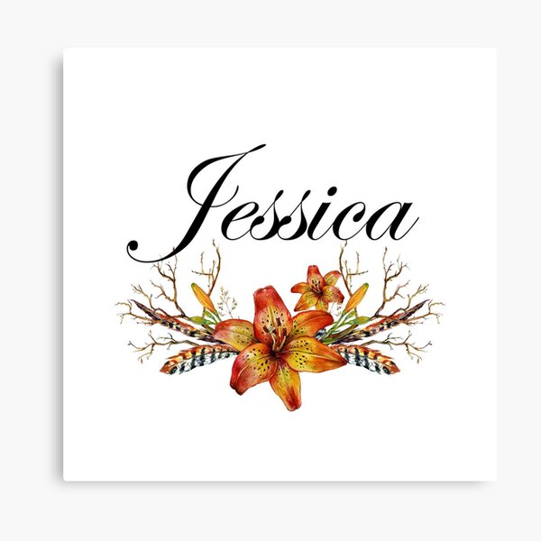 Jessica Name Wall Art Redbubble