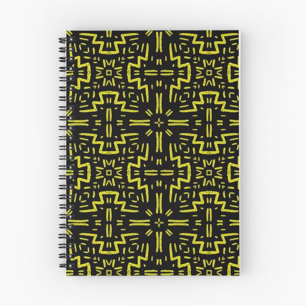 Item preview, Nested Cross Motif - Yellow On Black designed and sold by Blenderbeetle.