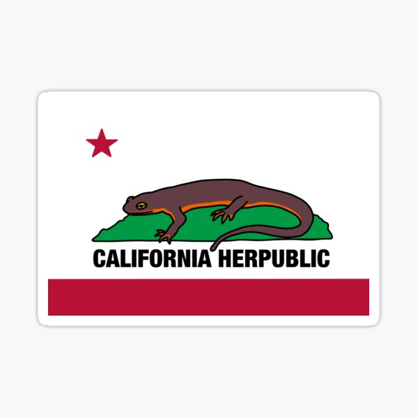 California Herpublic Stickers Sticker