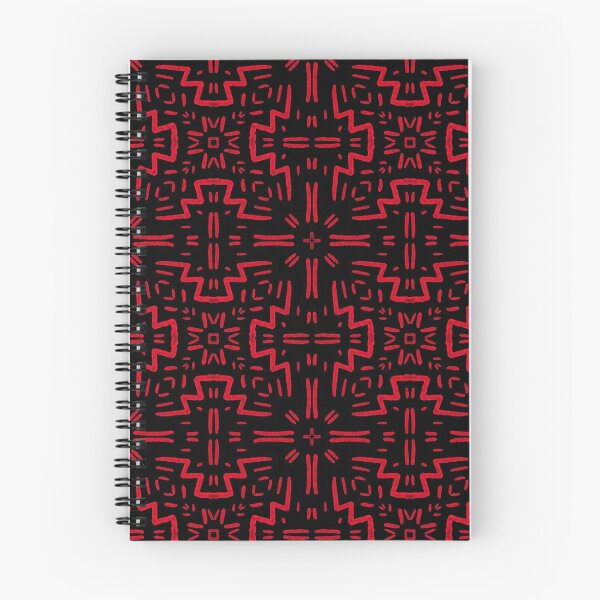 Item preview, Nested Cross Motif - Red On Black designed and sold by Blenderbeetle.