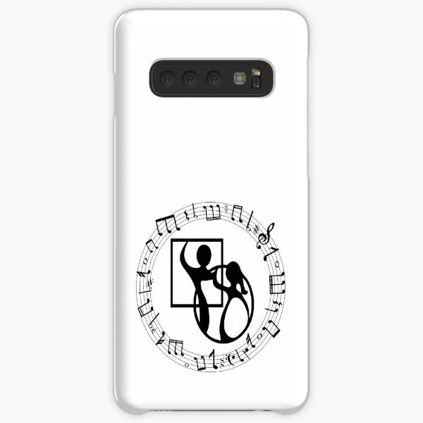 Notes Circ BLK Samsung Galaxy Snap Case