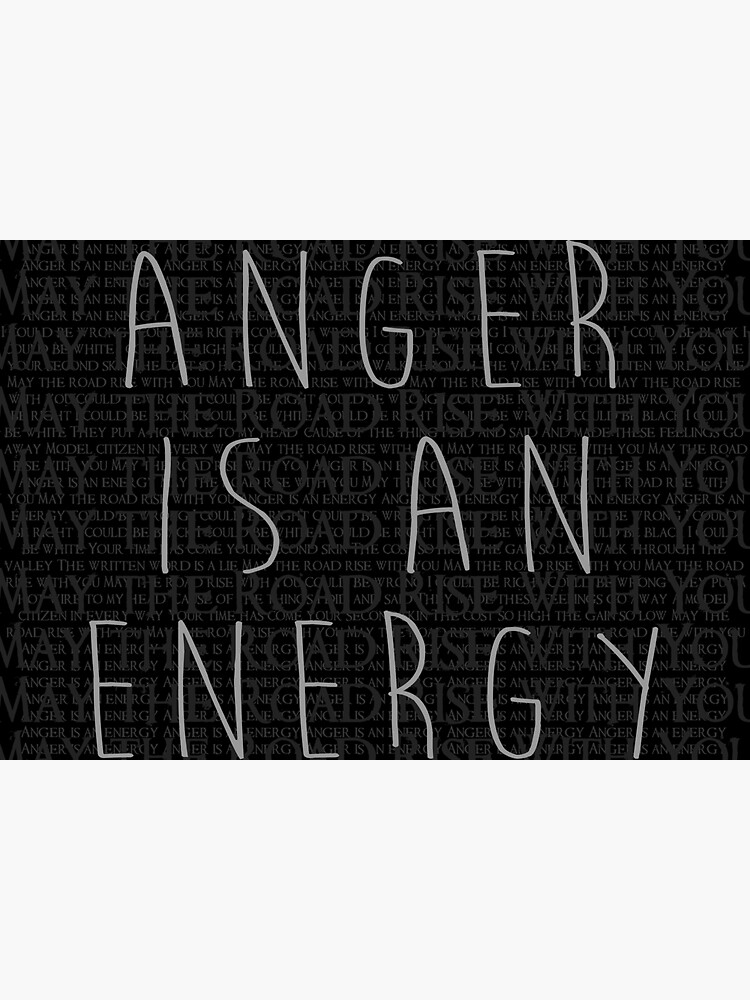 Anger is an Energy by Etakeh