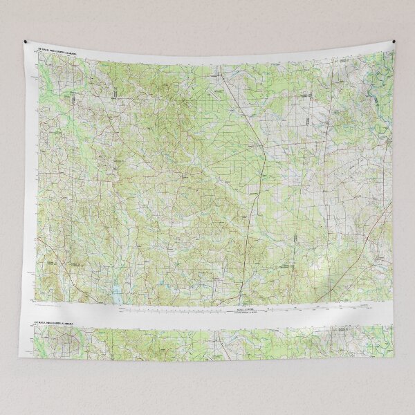 Item preview, USGS TOPO Map Mississippi MS De Kalb 337205 1984 100000 designed and sold by WetdryvacRBO2.