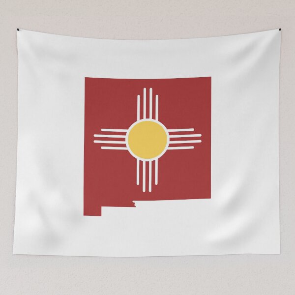 Item preview, Red & Yellow New Mexico Zia Sticker designed and sold by HolidayShirts.