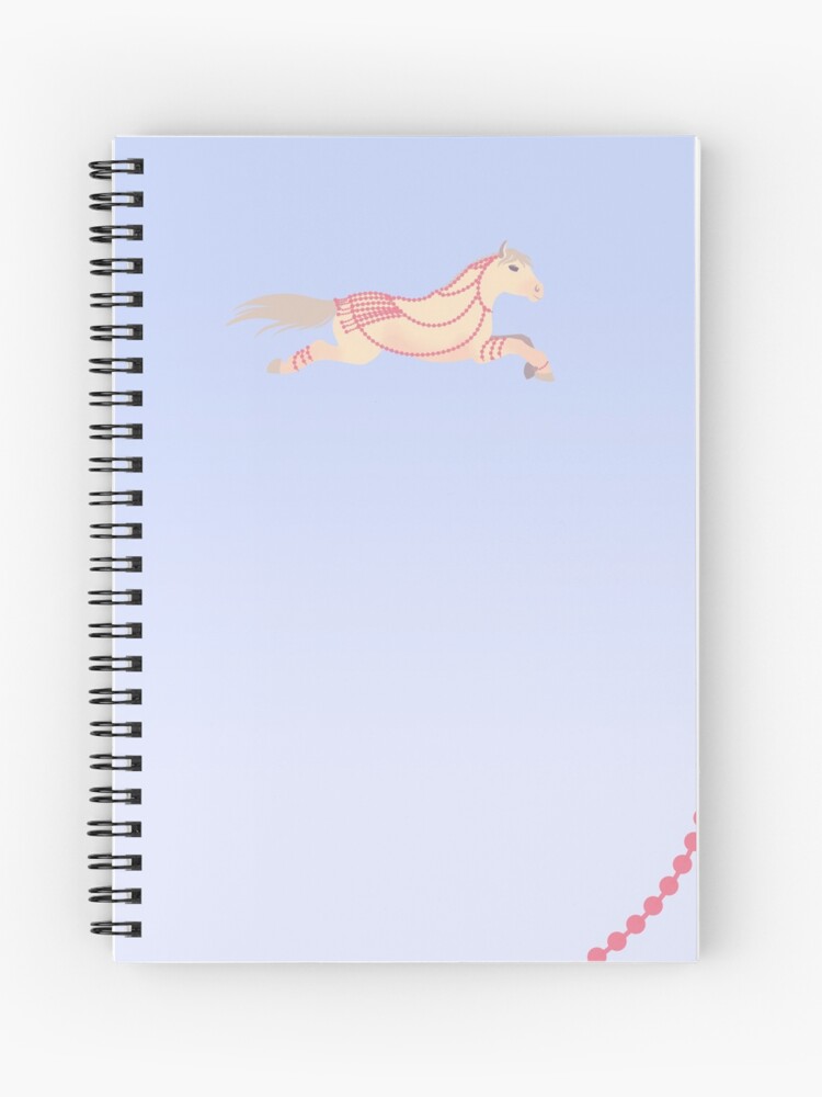 Aperçu 1 sur 3. Carnet avec l'œuvre Cheval crème créée et vendue par ScotisFr.