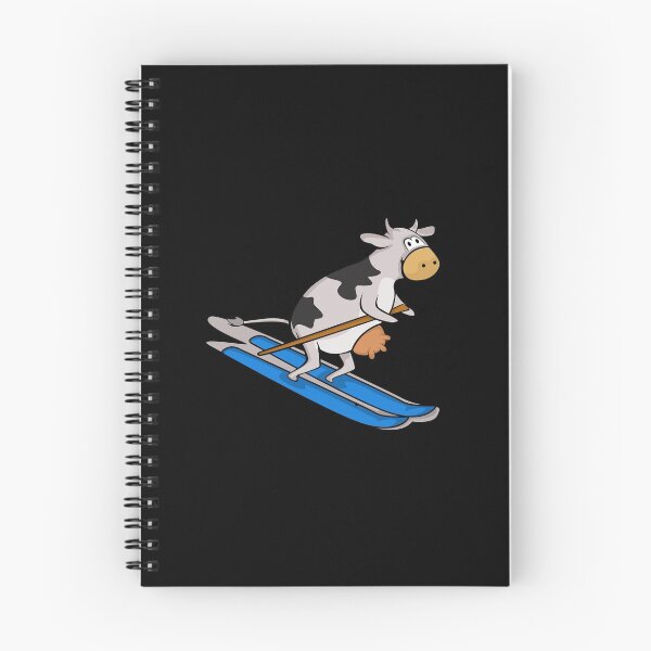 Item preview, Cow skiing mountains milk holiday gift snow designed and sold by Gex909.