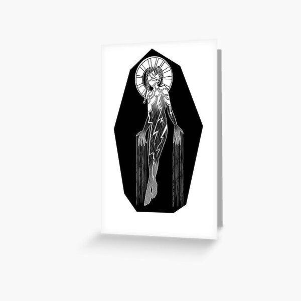 She Who Walks Among Storms Greeting Card