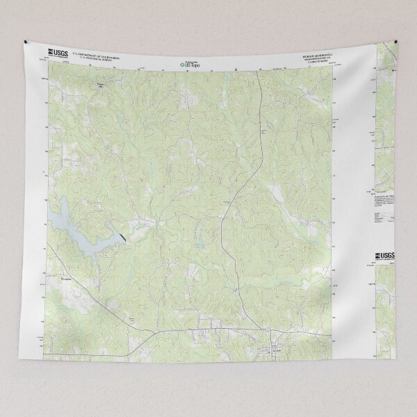 Artikelvorschau, USGS TOPO Karte Mississippi MS De Kalb 20120328 TM entworfen und verkauft von WetdryvacRBO2.