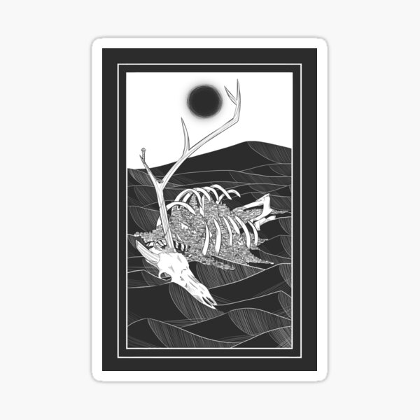 The Signs as Cities - Virgo Poster Sticker