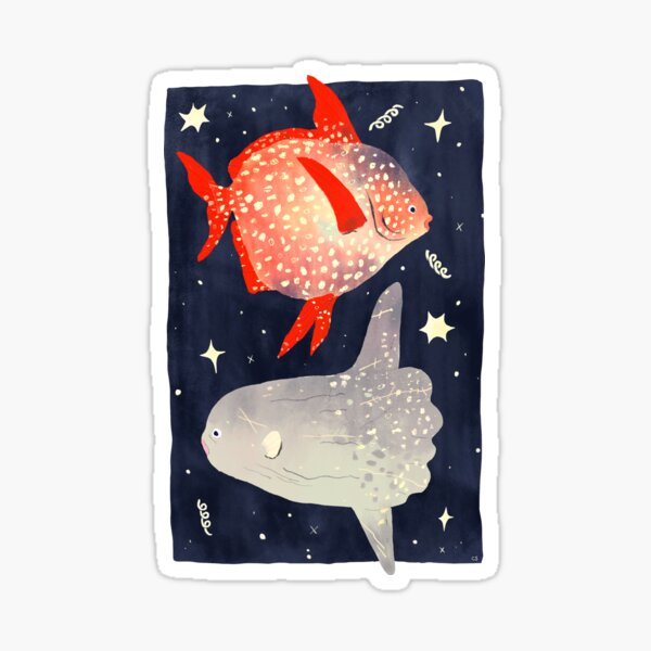 Sun and Moon Sticker