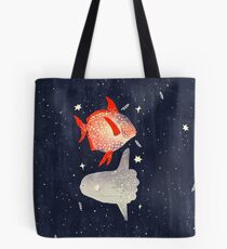 Sonne und Mond Tote Bag