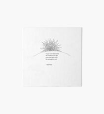 if you were born with the weakness to fall you were born with the strength to rise Art Board Print