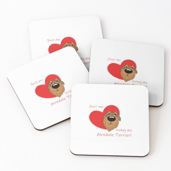 Item preview, Just me loving my Airedale Terrier designed and sold by LivHana.