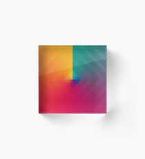 Faded Acrylic Block