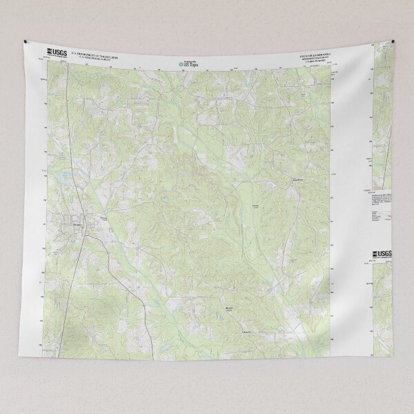 Artikelvorschau, USGS TOPO Karte Mississippi MS Decatur 20120508 TM entworfen und verkauft von WetdryvacRBO2.