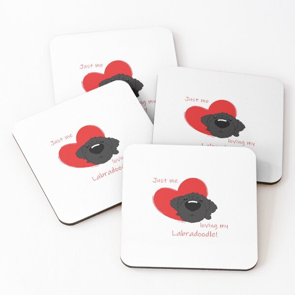 Item preview, Just me loving my Labradoodle! designed and sold by LivHana.