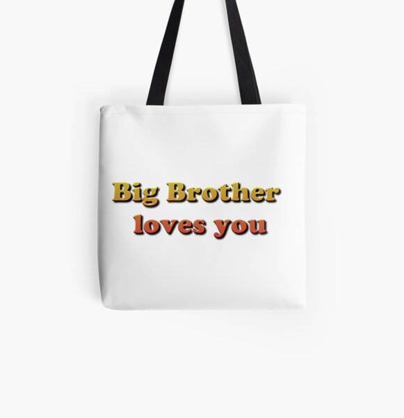 Big Brother loves you All Over Print Tote Bag