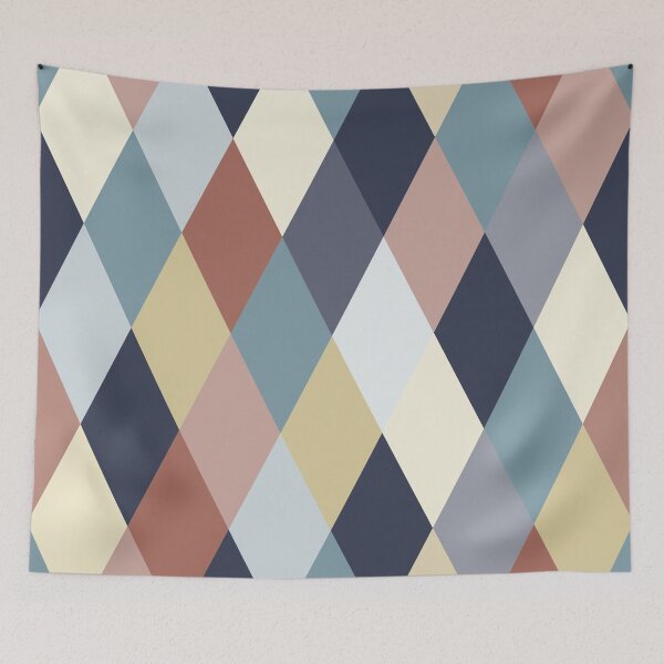 Item preview, Earth Tones and Blues Geometry IIA designed and sold by BlertaDK.