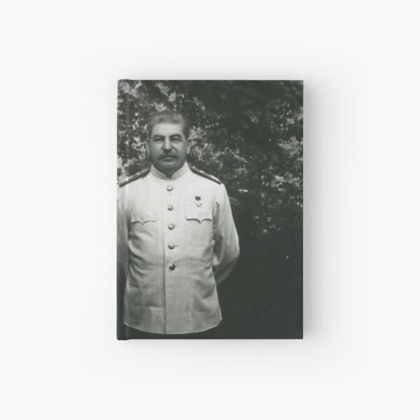 Stalin Beria Сталин Берия mature adult standing suit  Hardcover Journal