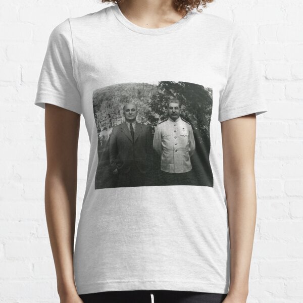 Stalin Beria Сталин Берия mature adult standing suit  Essential T-Shirt