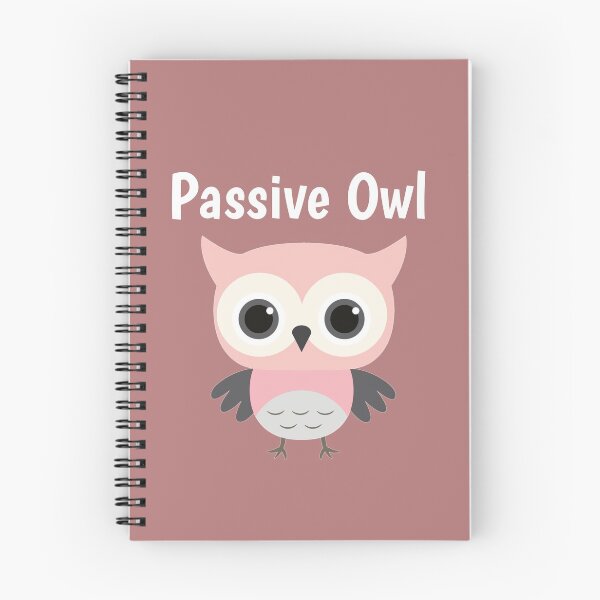 Item preview, passive owl feather flapping owls in pink designed and sold by vibeno1.