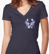 Mudflap BabeS Pocket Tee Women's Fitted V-Neck T-Shirt