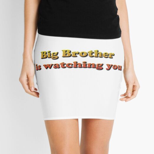 Big Brother Is Watching You Mini Skirt
