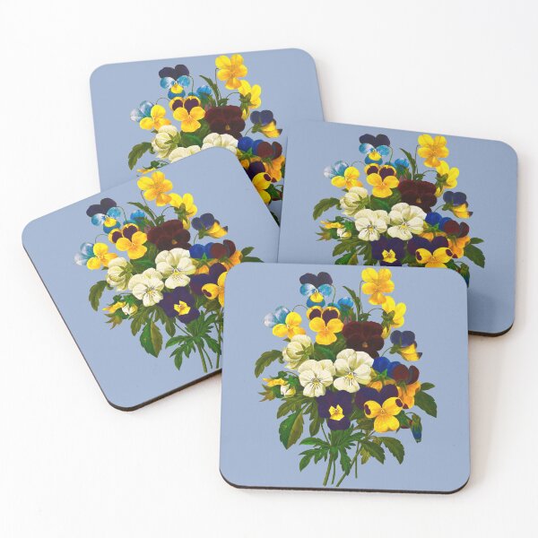 Item preview, Vintage Bouquet of Pansies designed and sold by karwilberevivalcollection.