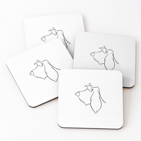 Item preview, Spinone Italiano silhouette outline designed and sold by LivHana.
