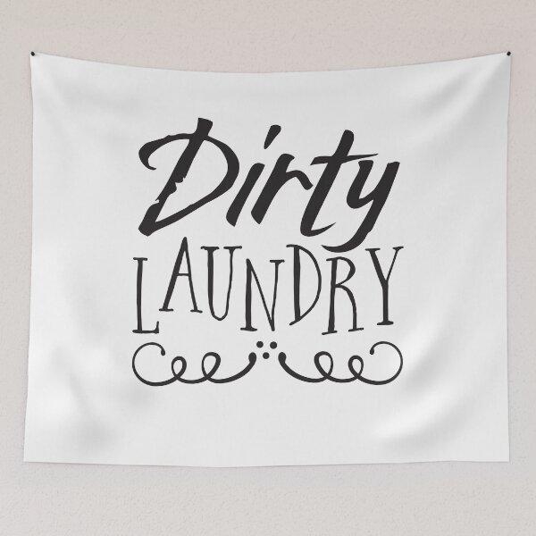 Item preview, Dirty Laundry sign designed and sold by jazzydevil.