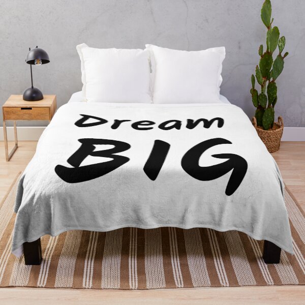 Dream Big (Inverted) Throw Blanket