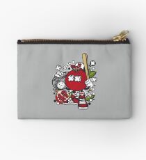 Pomegranate cartoon character - Funny Garnet- illustration character Zipper Pouch