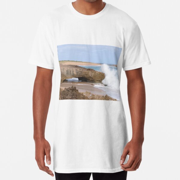 Natural Arch, Bowman Scenic Drive, Beachport. Limestone Coast. Long T-Shirt