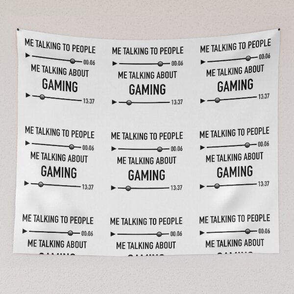 Item preview, Me talking about gaming designed and sold by Shirtilike.