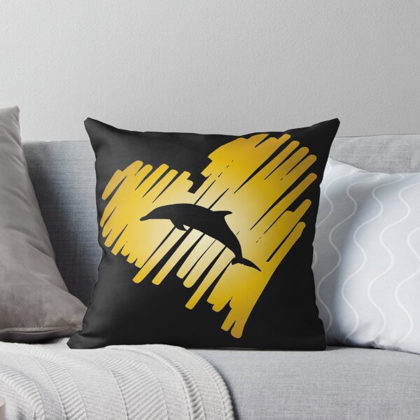 Item preview, Dolphin jumping in the heart Picture silhouette love designed and sold by dm4design.
