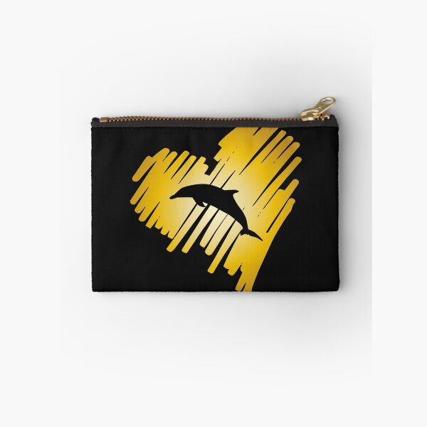 Artikelvorschau, Delfin springend im Herz Bild Silhouette Liebe entworfen und verkauft von dm4design.