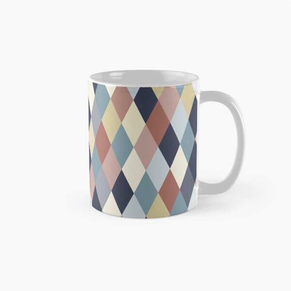Item preview, Earth Tones and Blues Geometry IIA (small pattern) designed and sold by BlertaDK.