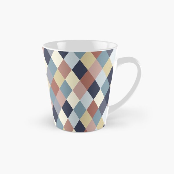 Item preview, Earth Tones and Blues Geometry IIA (small pattern) designed and sold by BlertaDK.