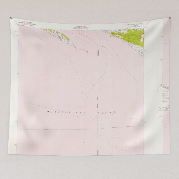 Item preview, USGS TOPO Map Mississippi MS Deer Island 335559 1954 24000 designed and sold by WetdryvacRBO2.