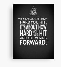 Keep Moving Forward Canvas Print